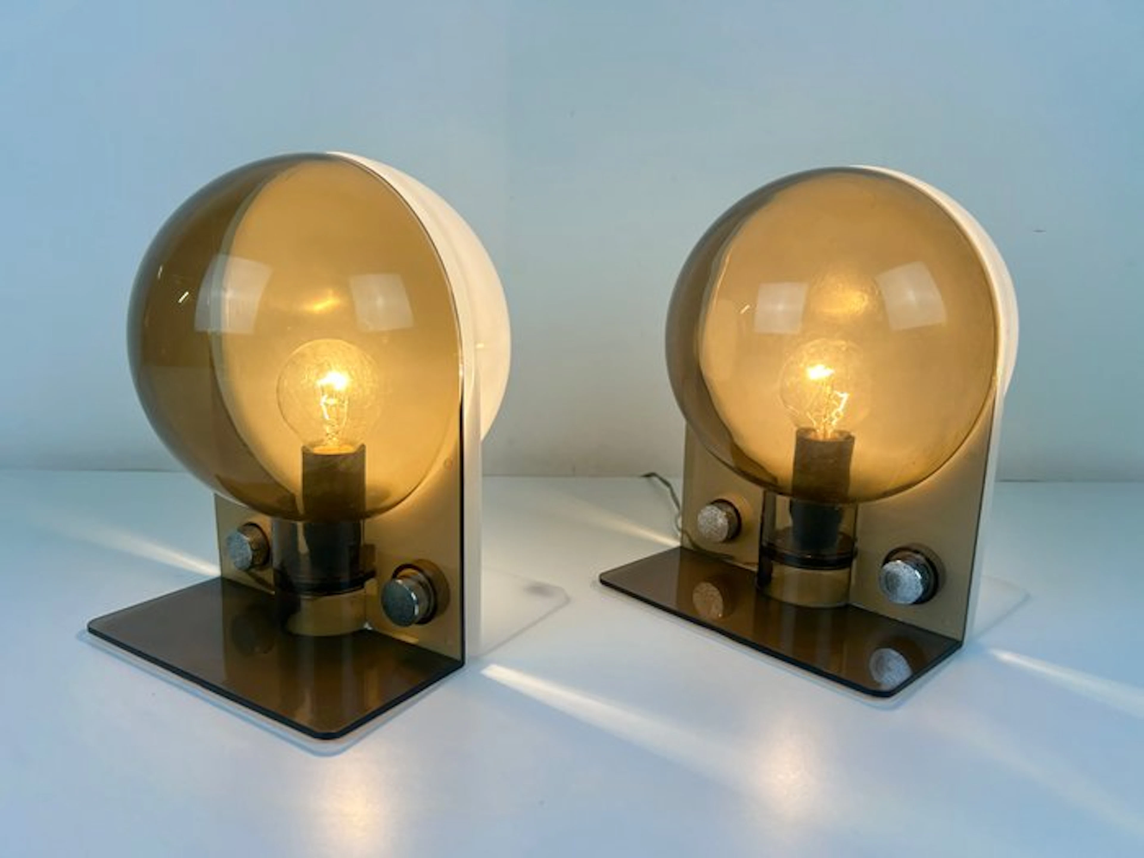 Harvey Guzzini - Sergio Brazzoli e Ermanno Lampa - Lamp (2) - Sirio - Plastic