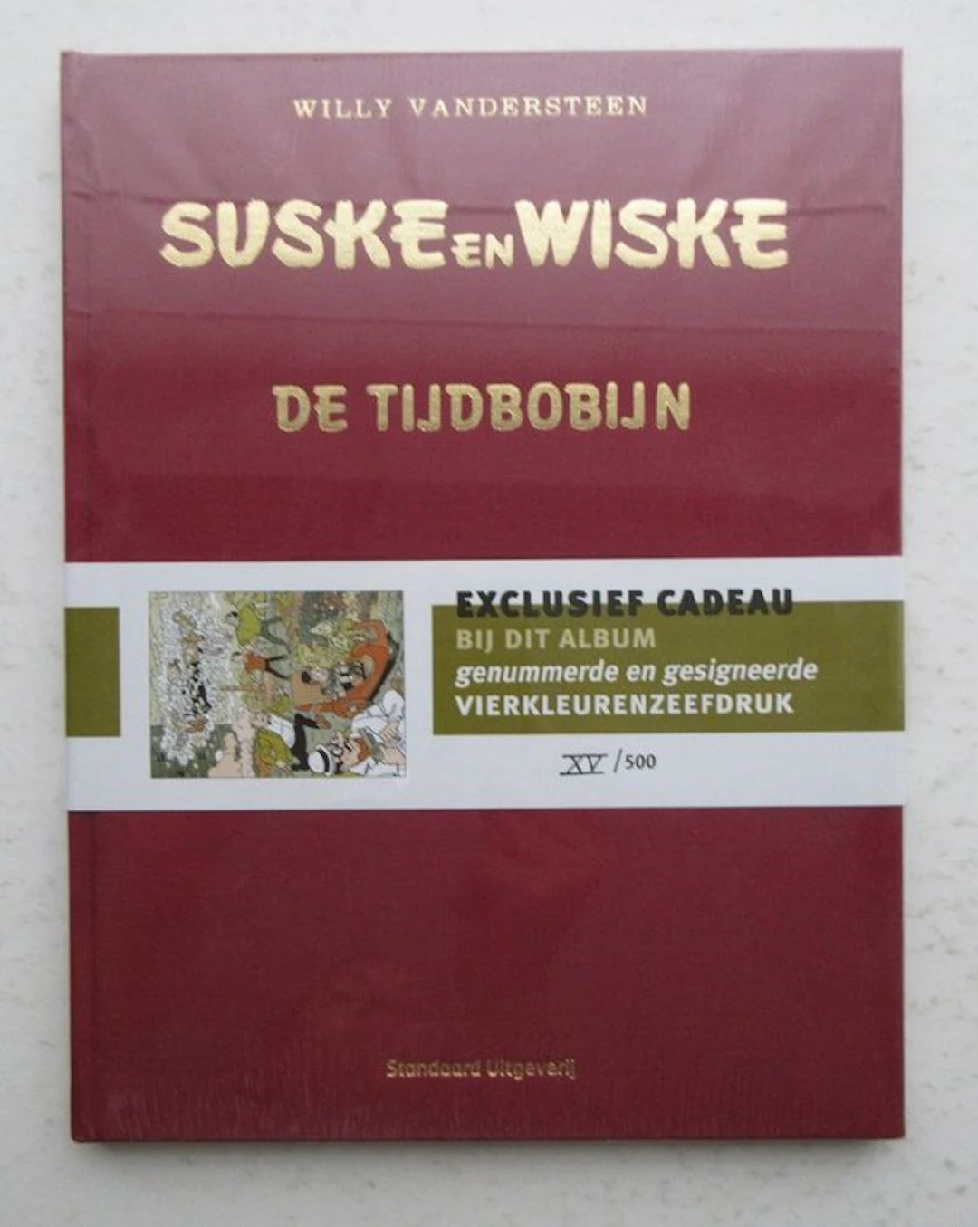 Suske en Wiske 305 B - De tijdbobijn - Luxe linnen HC...