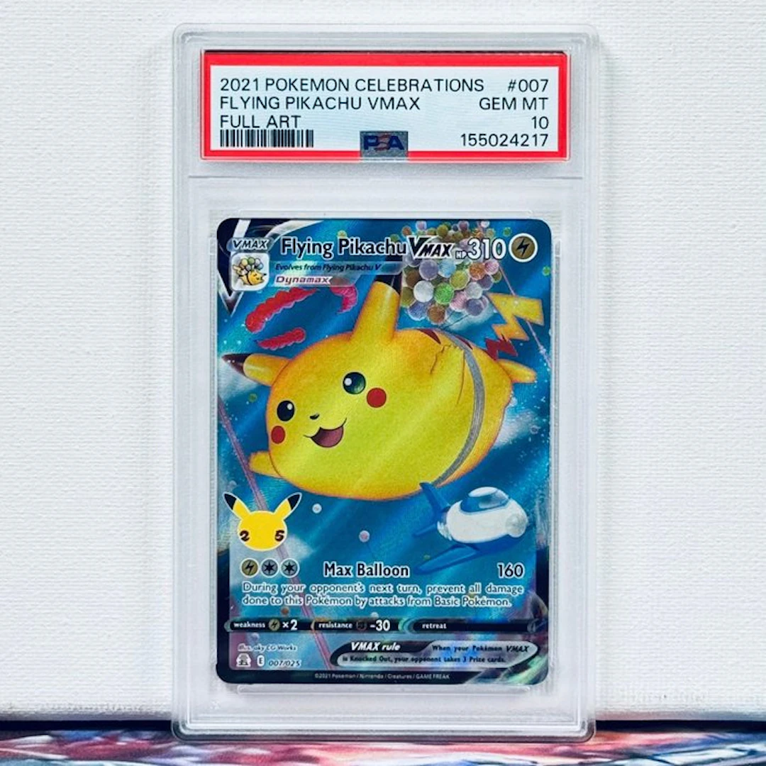 Pokémon Graded card - Flying Pikachu VMAX #007 2021...