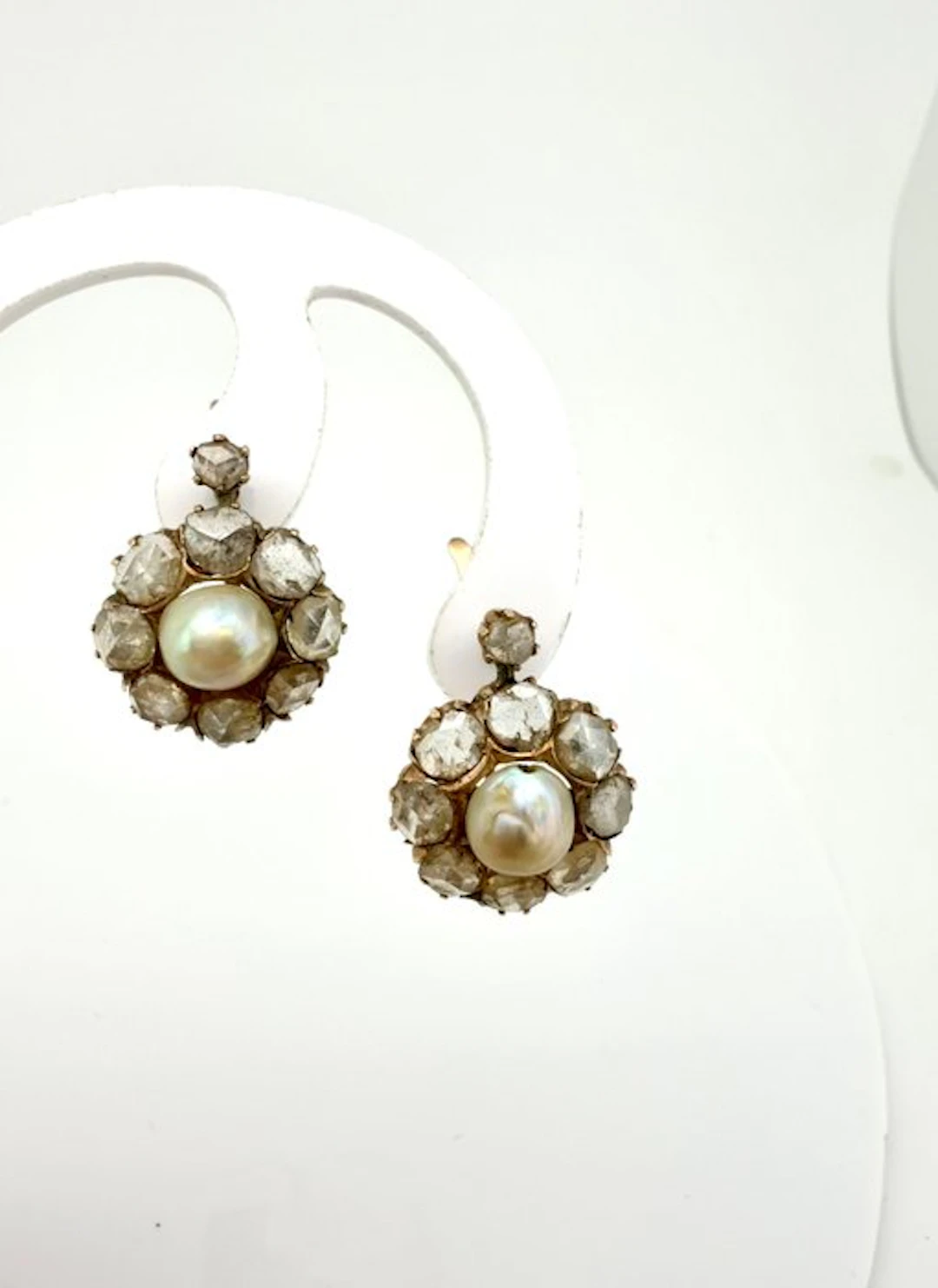 Cocktail earrings - 14 kt