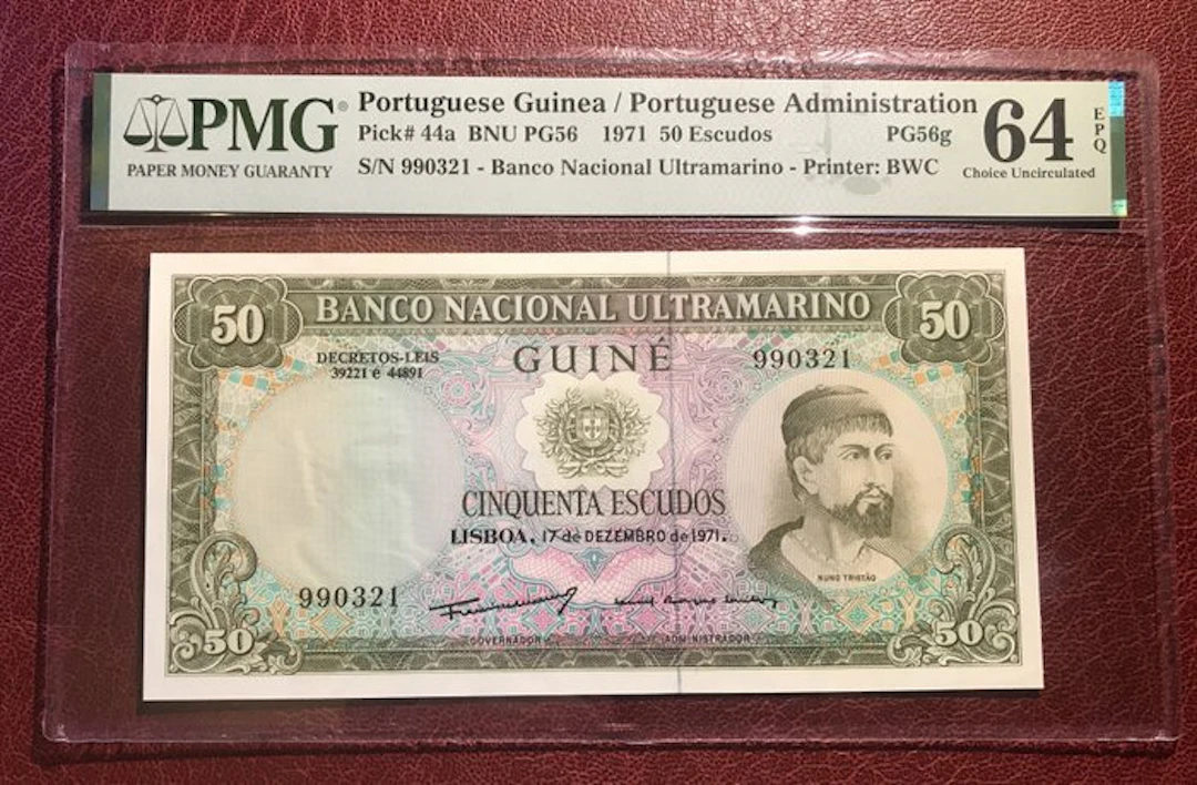 Portuguese Guinea. - 50 Escudos 1971 - Pick 44a (No reserve price)