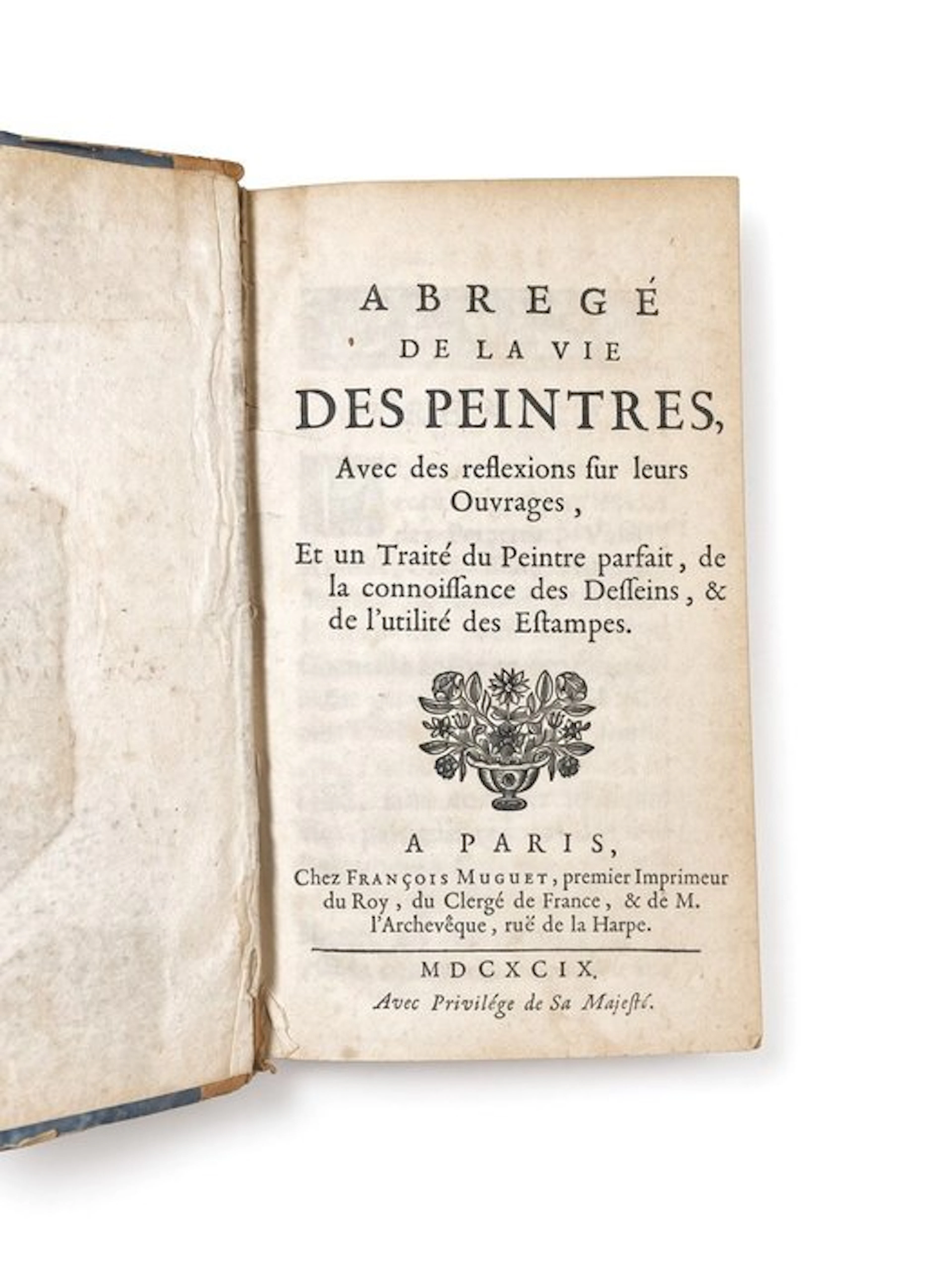 R. de Piles - Abrégé de la Vie des Peintres - 1699