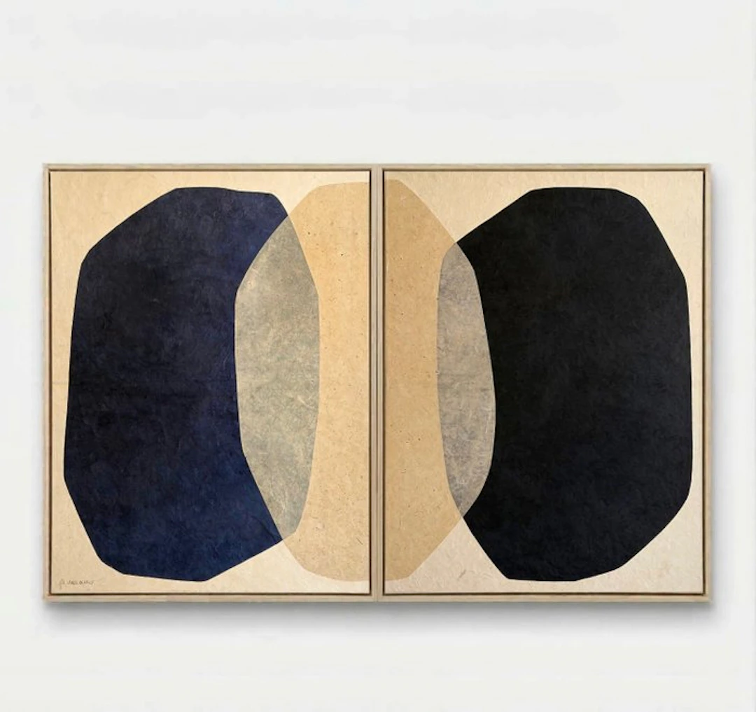 Valérie Bernier - Diptyque RUE CHABANAIS 125x85cm XL