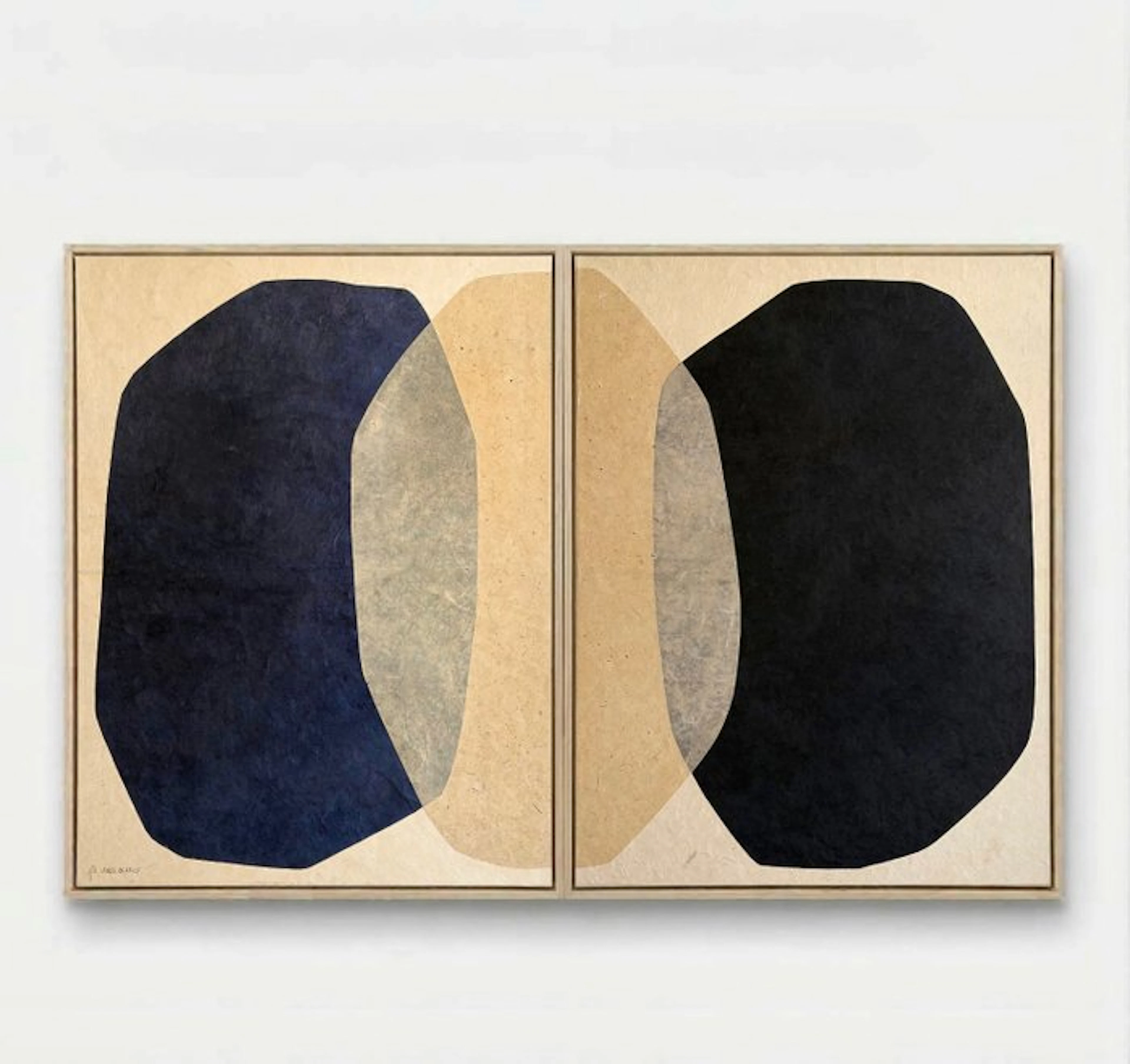 Valérie Bernier - Diptyque RUE CHABANAIS 125x85cm XL