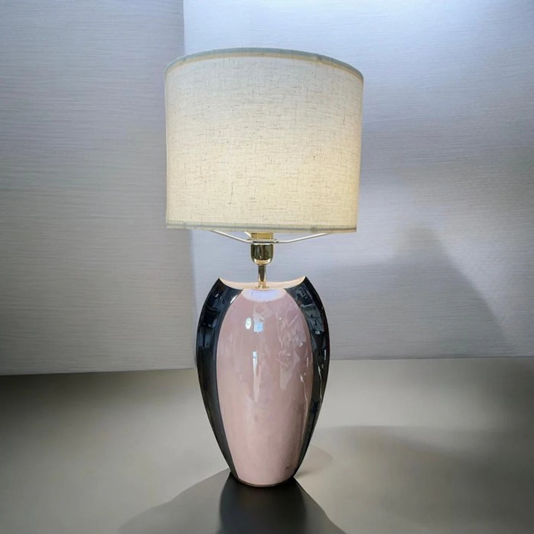 Carpie' - Table lamp - Ceramic, Brass, Gold plated - From the gold collection