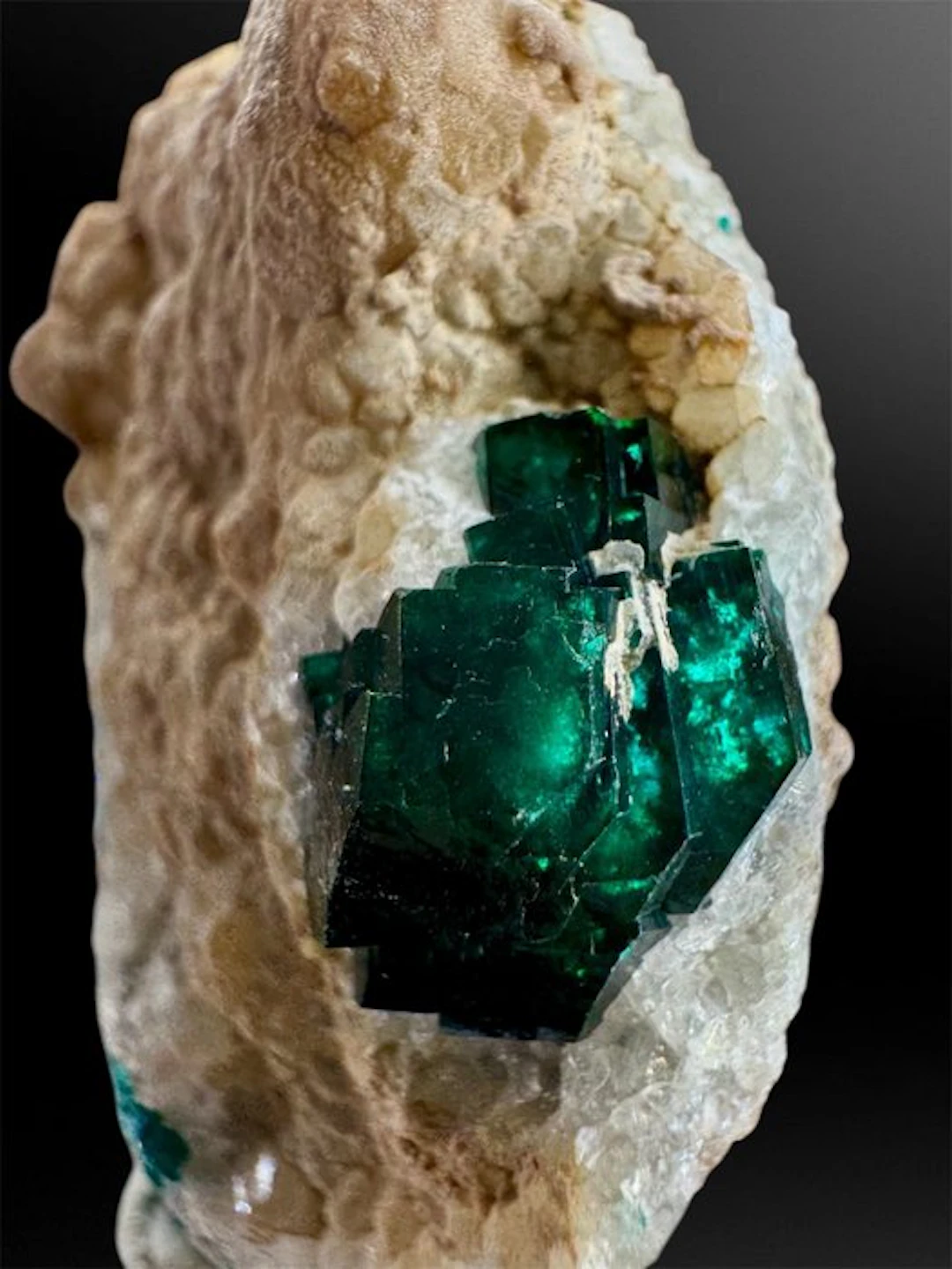 Dioptasio Cristallo top