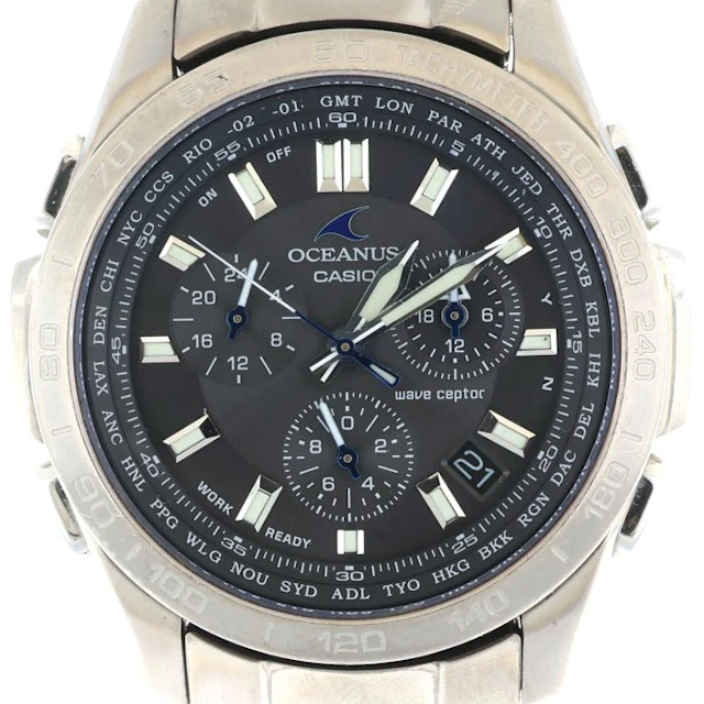 Casio - Oceanus Classic Chronograph Wave Ceptor - No...