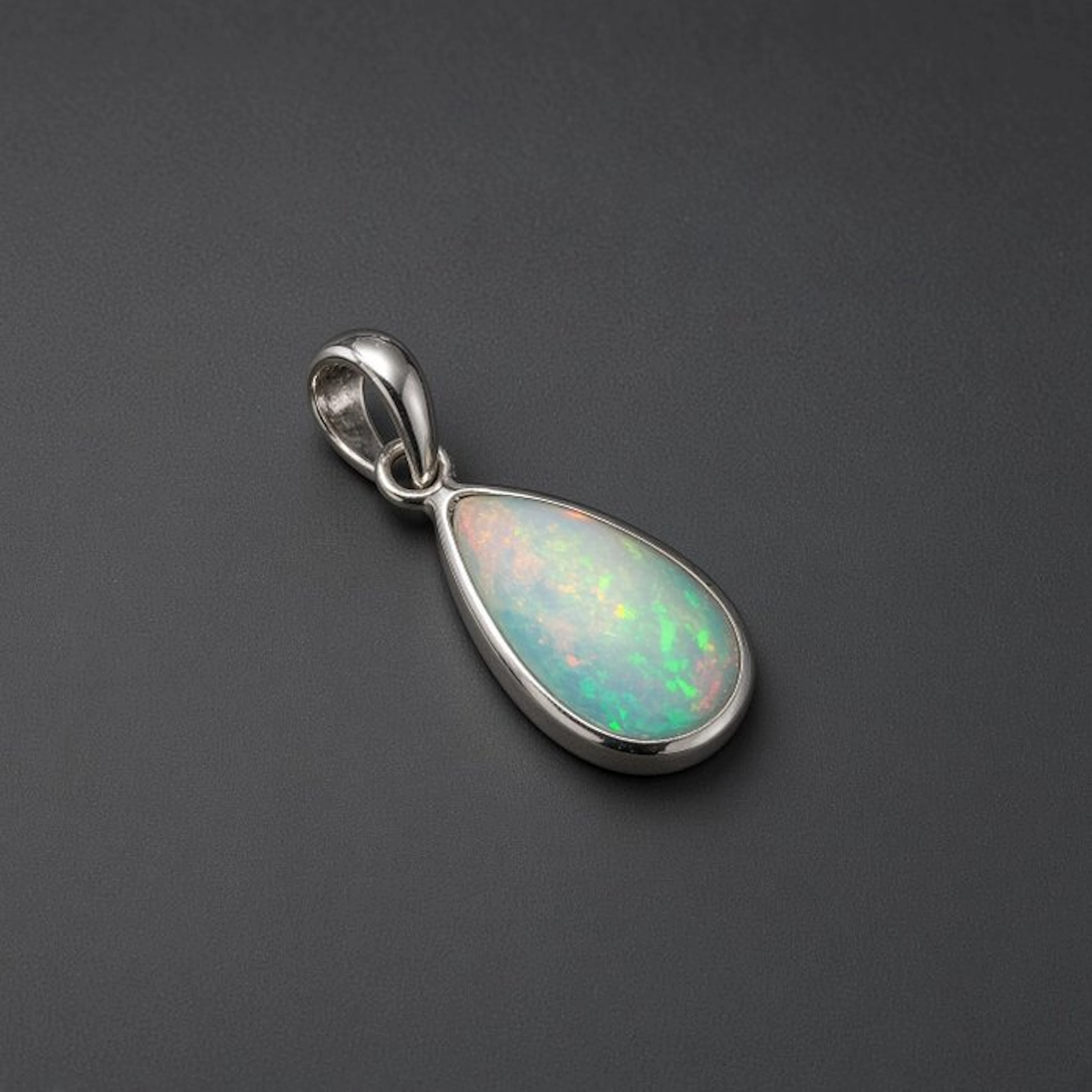 Discreet Welo opal pendant from Ethiopia