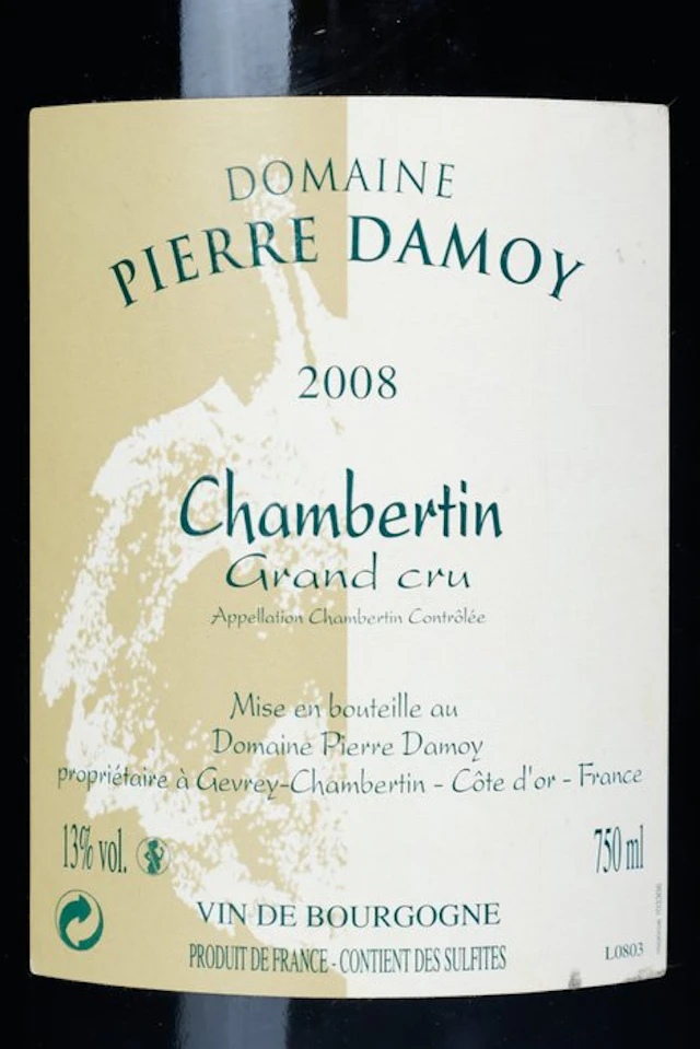 2008 Domaine Pierre Damoy - Chambertin Grand Cru - 1 Bottle (0.75L)