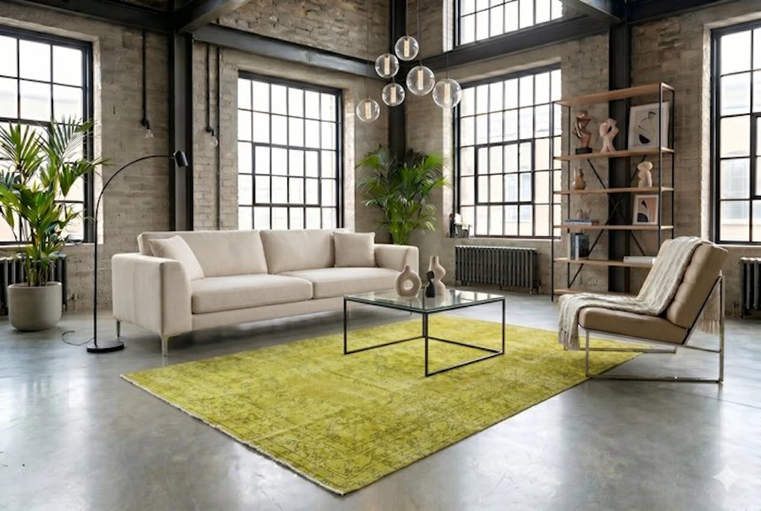 No reserve! Yellow vintage - Rug - 255 cm - 165 cm - with certificate