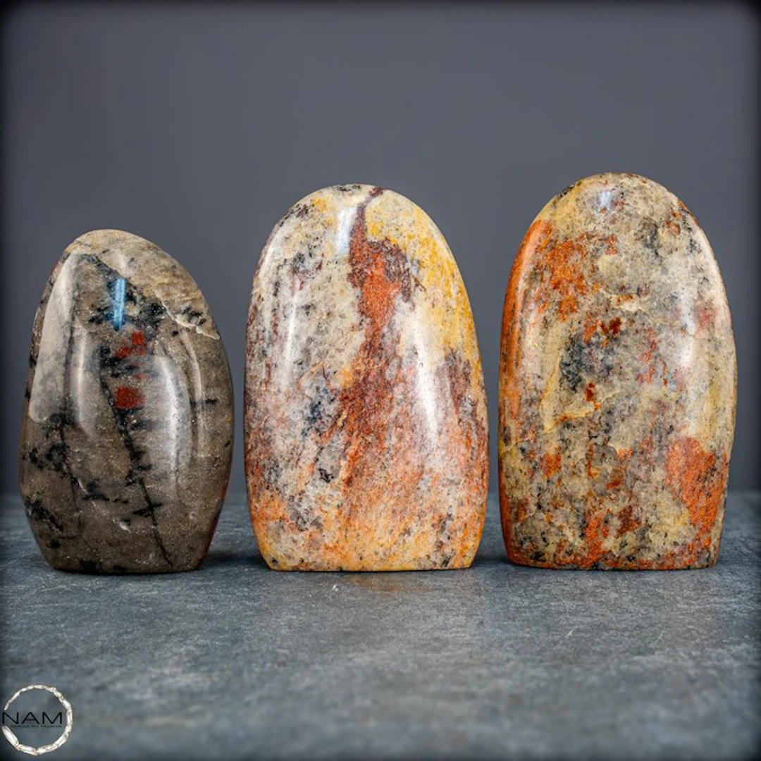 Aventurine Trio – Natural elegance in unique color worlds Brazil