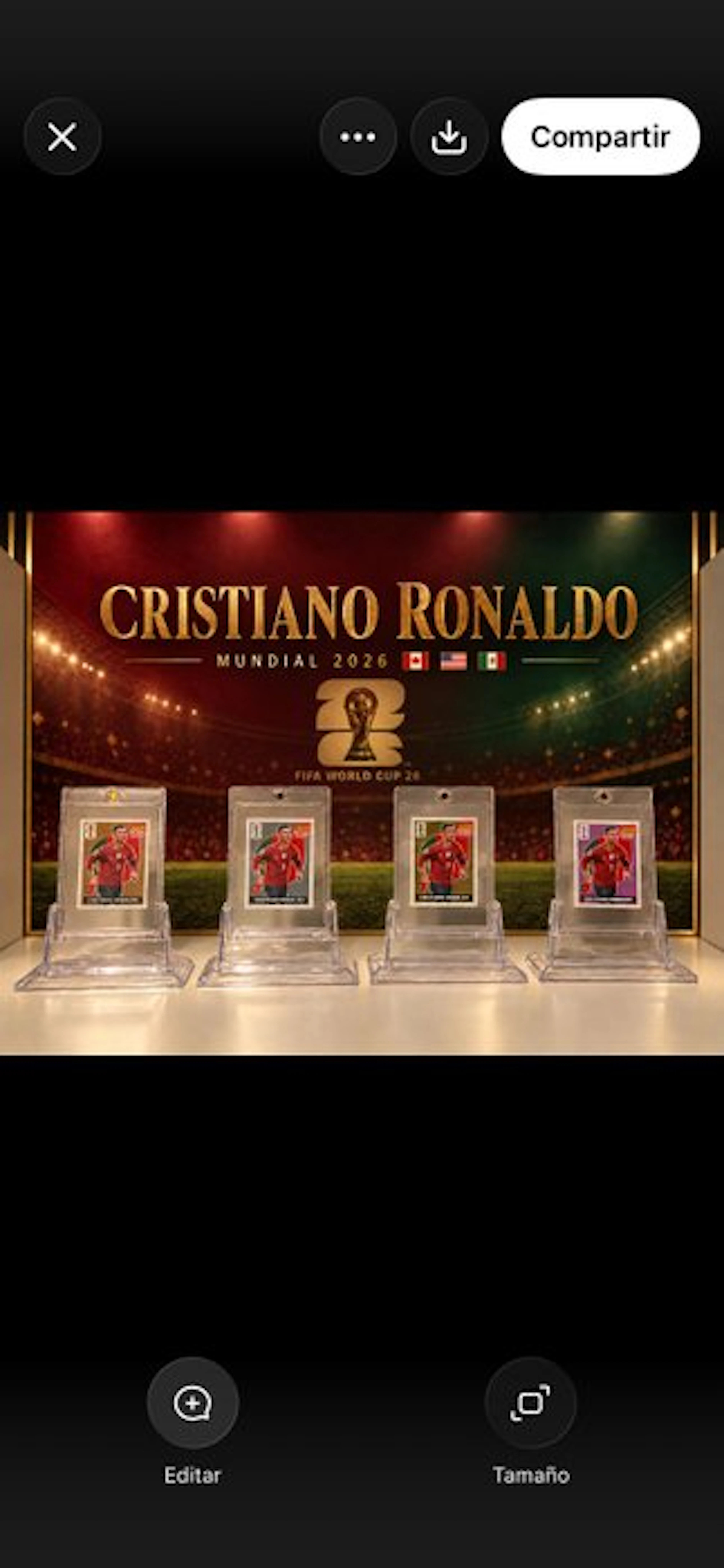 Panini USA 2026 World Cup Cristiano Ronaldo EXTRA...
