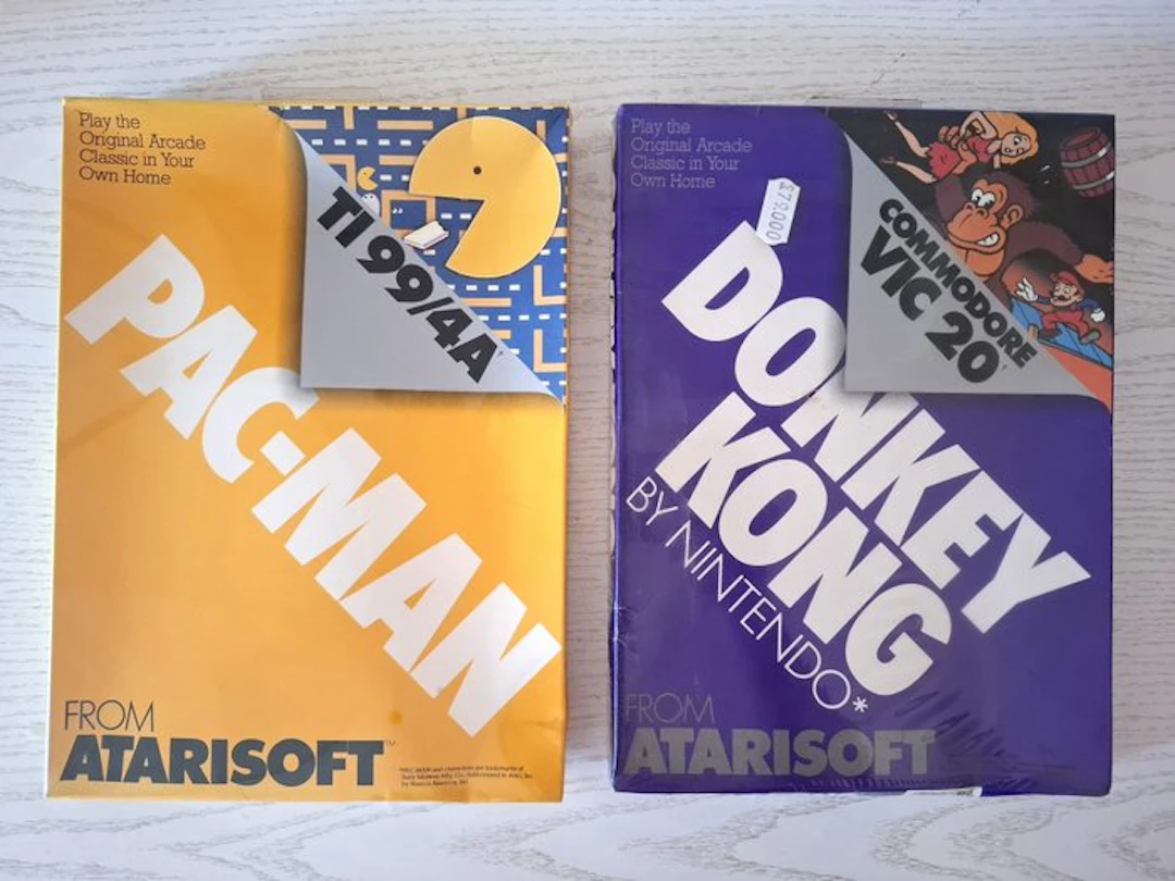 Atari - TI99/4A - Pac-Man; Donkey Kong - Video game - In original sealed box