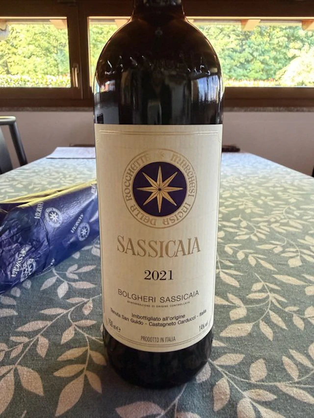 2021 Tenuta San Guido, Sassicaia - Super Tuscans - 1 Bottle (0.75L)