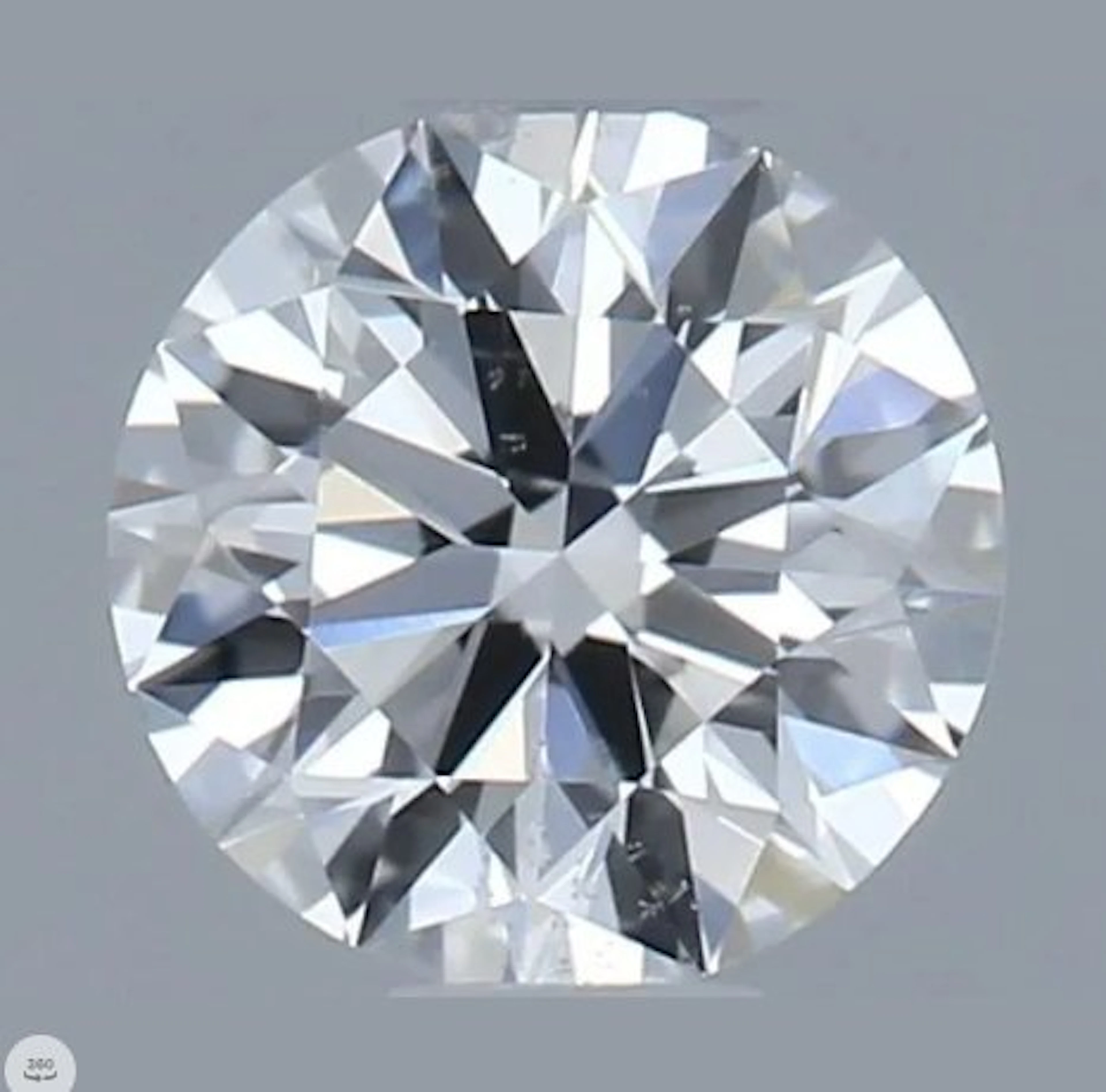 1 pcs Diamond (Natural) - 0.30 ct - Round - D...