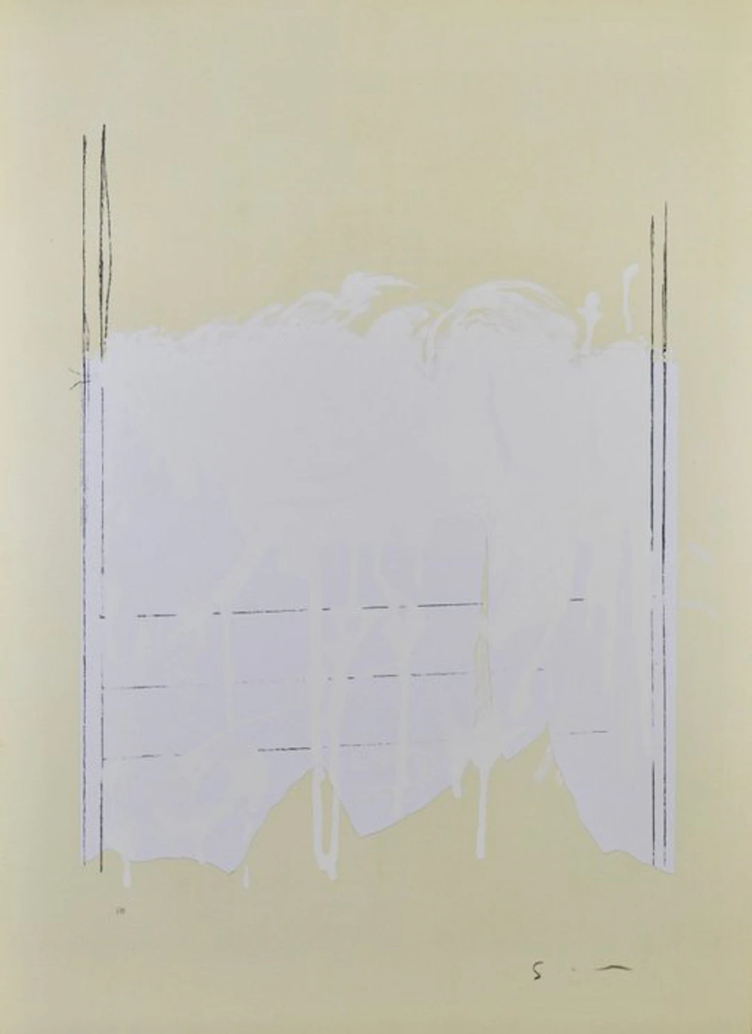 Mario Schifano (1934-1998) - Monocromo Bianco