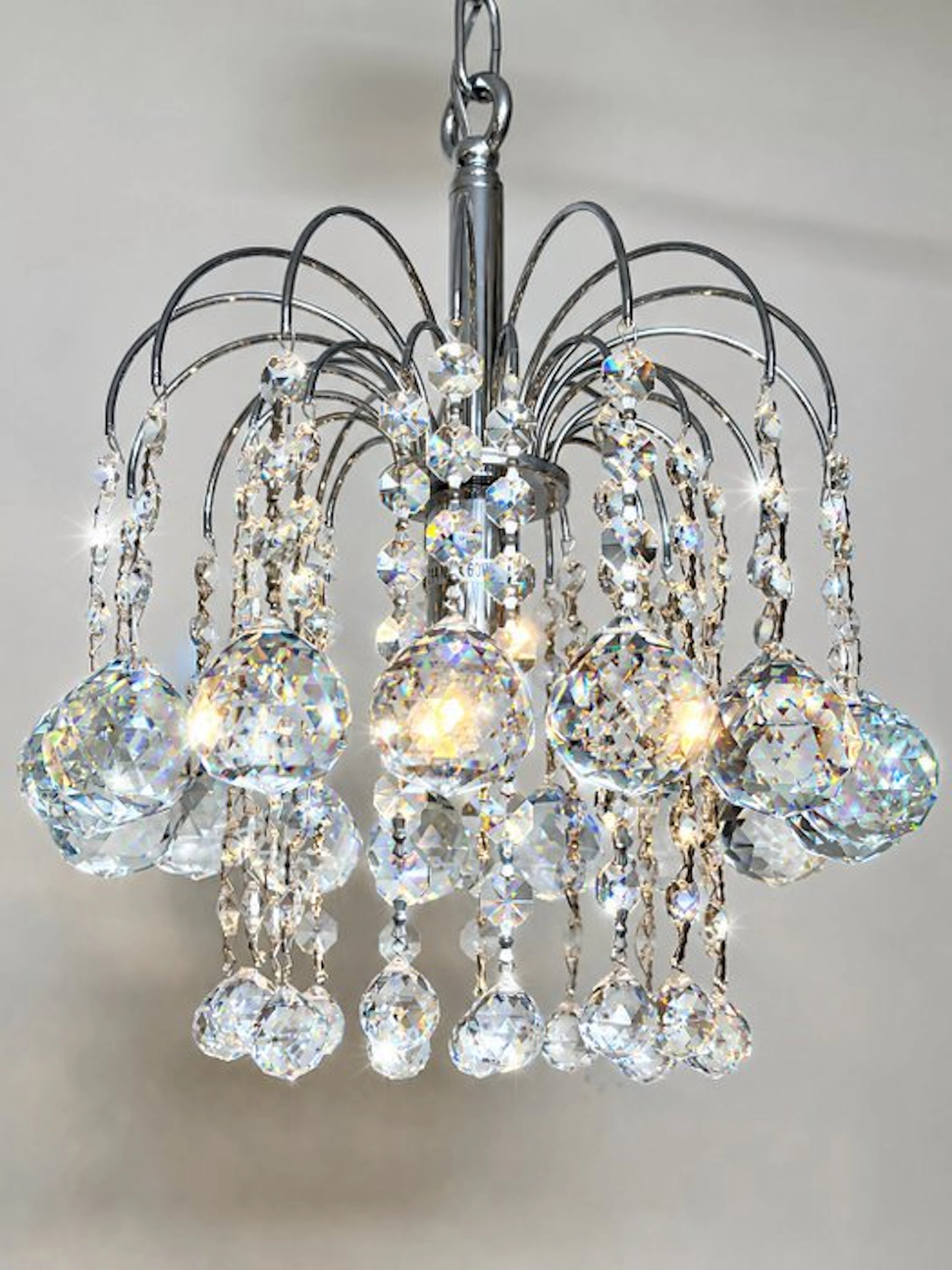 Swarovski - Ceiling lamp - Crystal, Chrome
