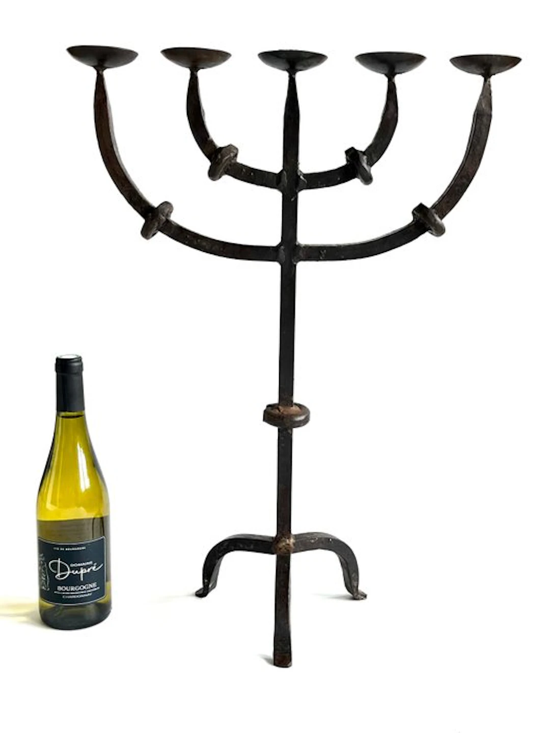 Candelabrum - Wrought iron - XL - Brutalist