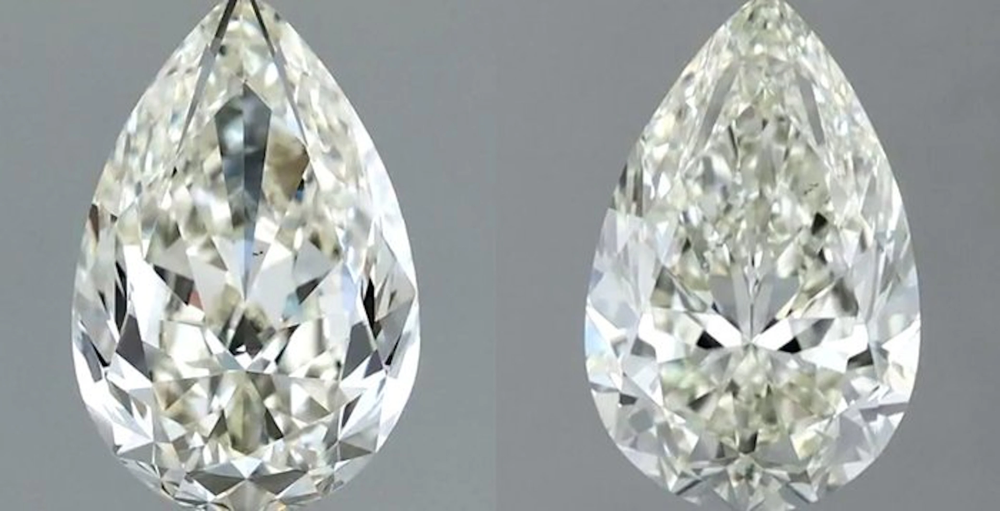 No reserve price - 2 pcs Diamond (Natural) - 1.41 ct...
