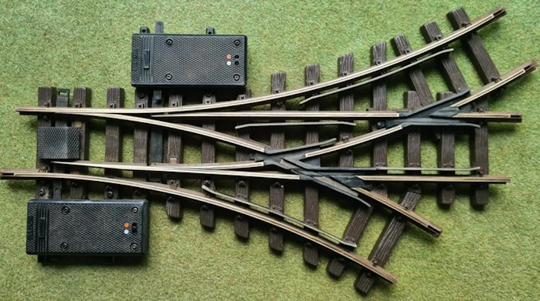 LGB G - No.1236 - Model train tracks (1) - Double turnout