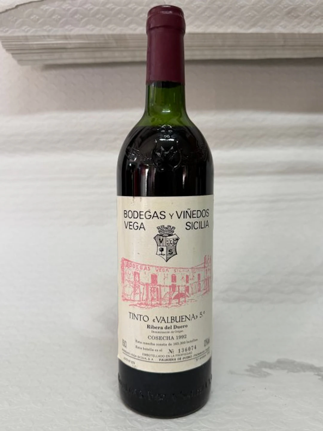 1992 Bodegas y Viñedos Vega Sicilia