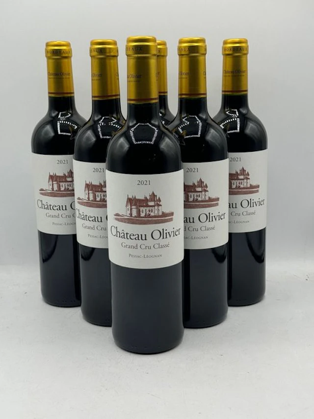 2021 Chateau Olivier - Pessac-Léognan Grand Cru Classé - 6 Bottles (0.75L)