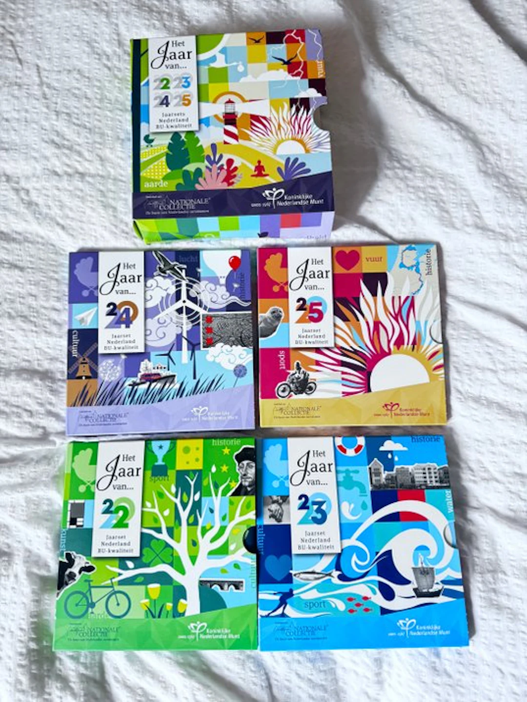 Netherlands. Year Set (BU) 2022/2025 (4 sets) (No reserve price)