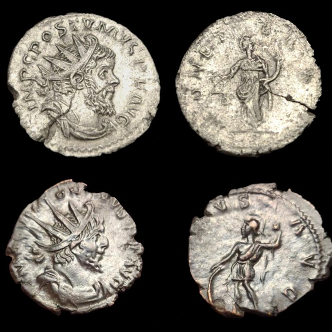 Roman Empire Lot of 2 Antoniniani Postumus (260-269)...