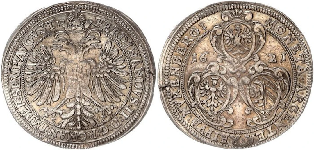 Germany, Nuremberg. Nürnberg Stadt. 1/2 Reichstaler 1621