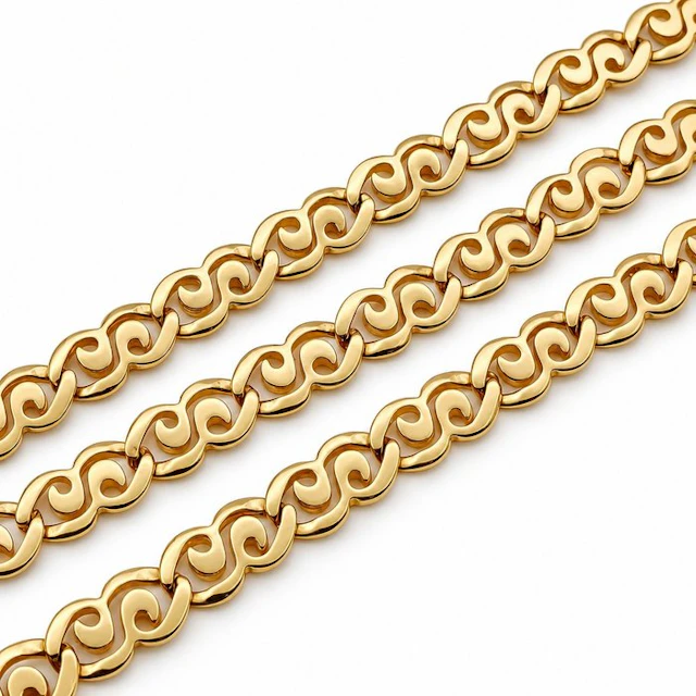 Necklace - 18 kt. Yellow gold - Made in Italy - Handmade