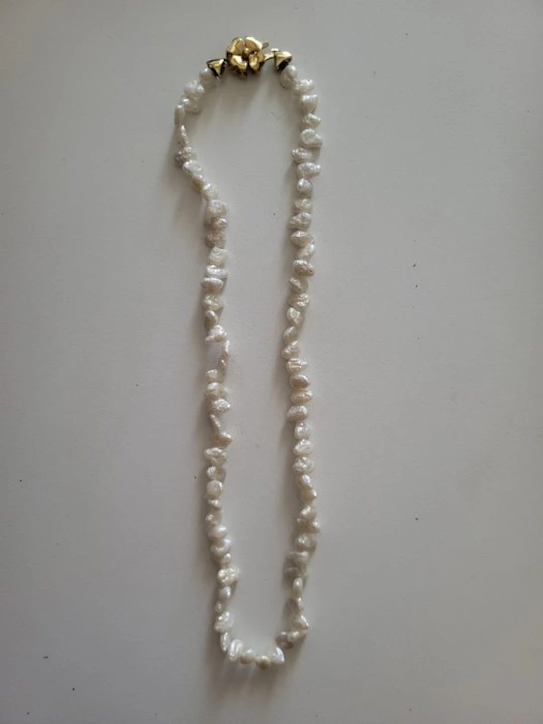 Choker necklace - 18 kt. Yellow gold Pearl - Goldsmith Megazzini