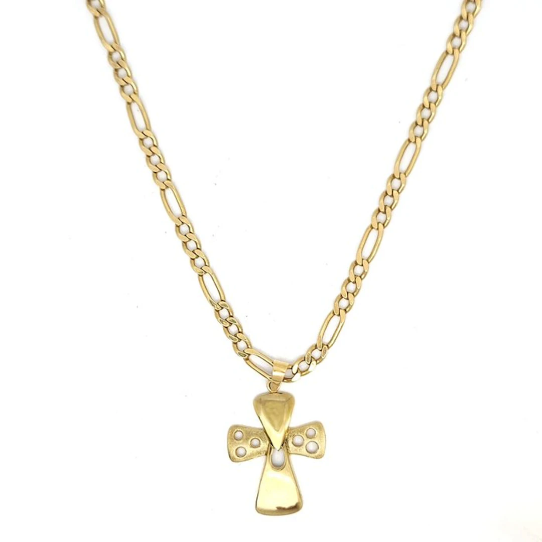 Necklace with pendant - 18 kt. Yellow gold