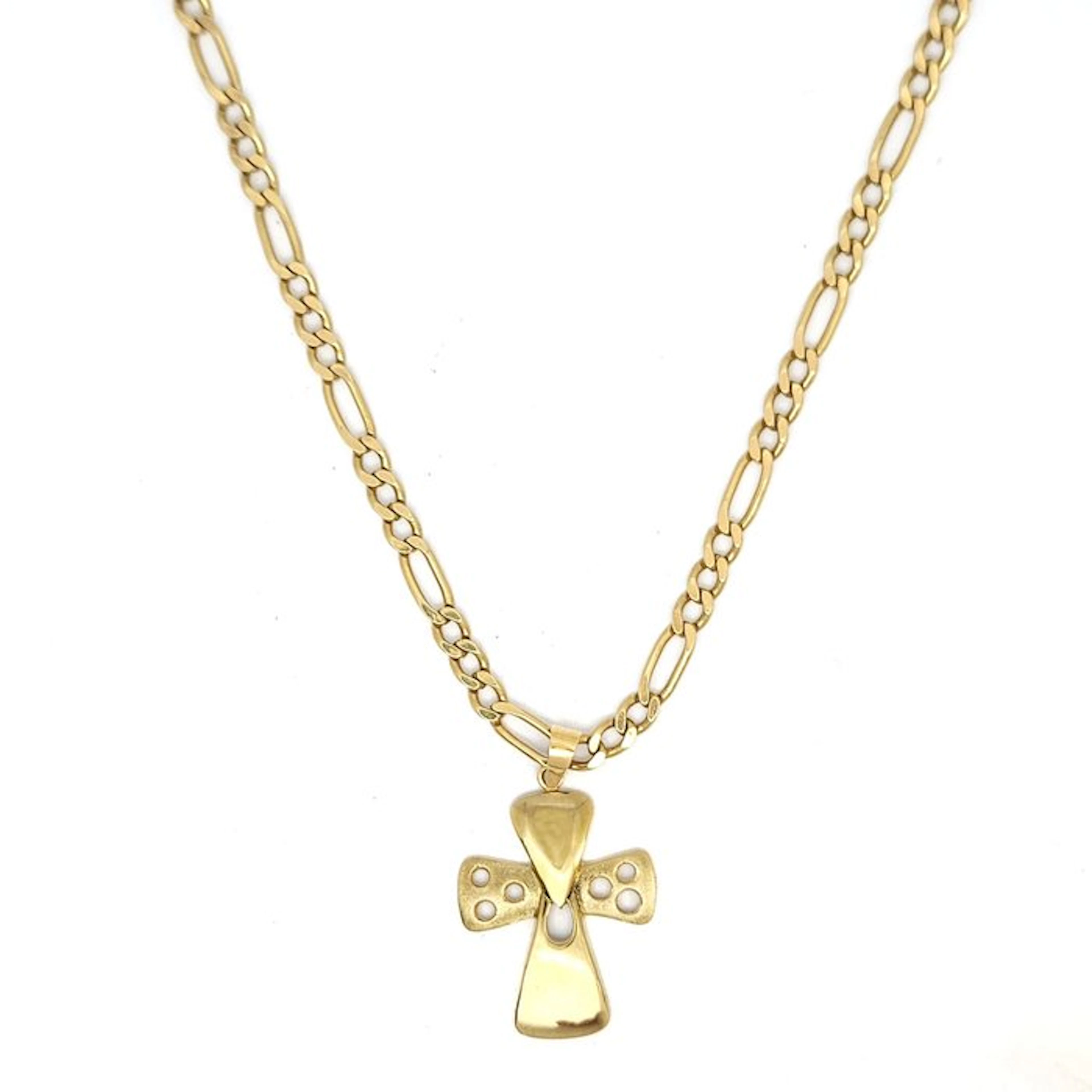 Necklace with pendant - 18 kt. Yellow gold