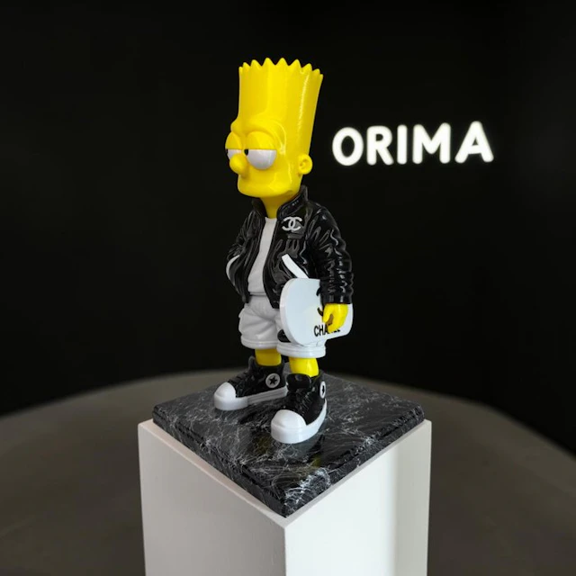 Orima Pop Art - BART Simpson Skateboard Urban Style « C »