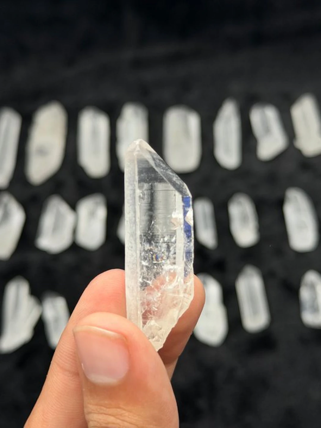 440g Natural Clear Quartz Crystal Points Raw Mineral...