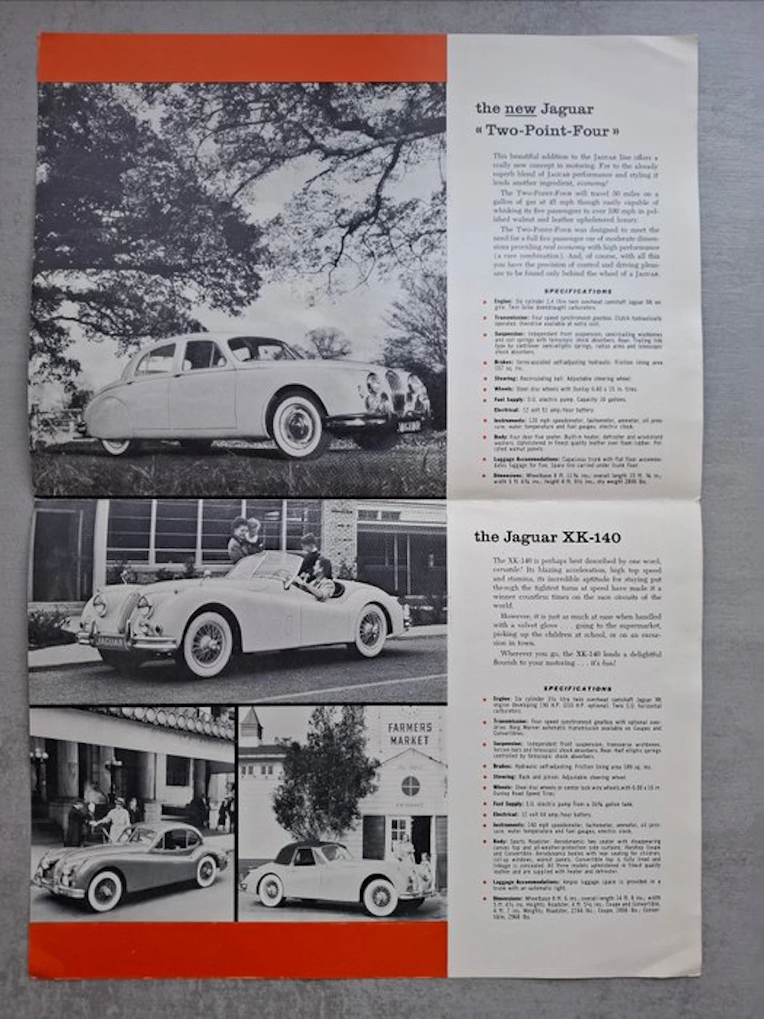 Brochure - Jaguar - 2.4 - XK 140 - Mark VII