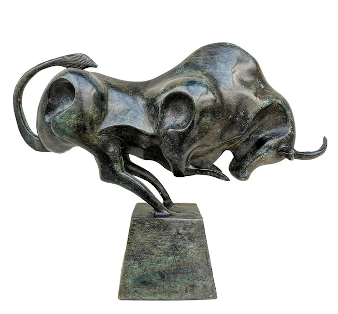 Figurine - Abstract Bull - Bronze