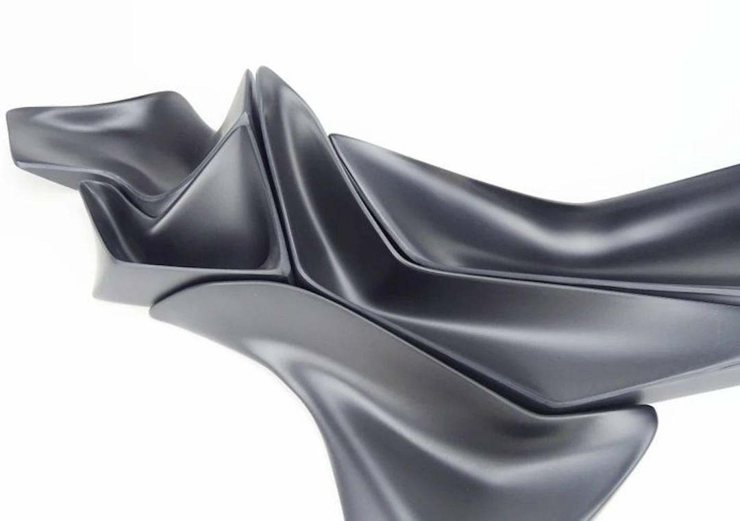 Alessi - Zaha Hadid - Centrepiece - ''Niche'' - Melamine Black