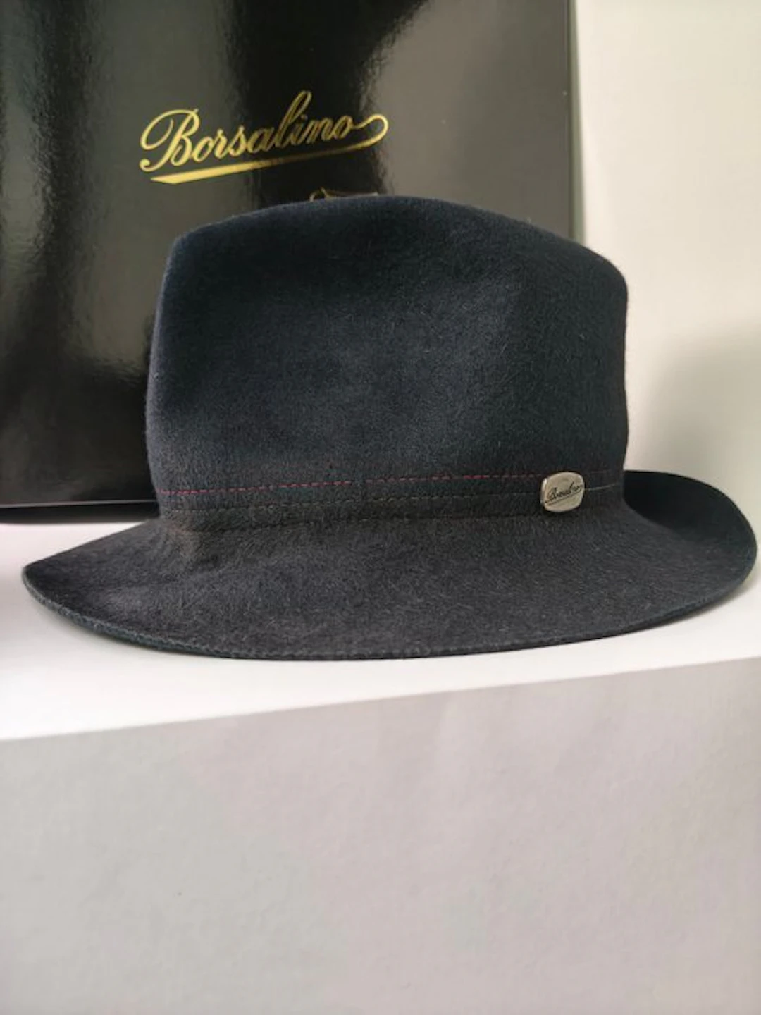 Borsalino - Hat (1) - Rabbit, Leather