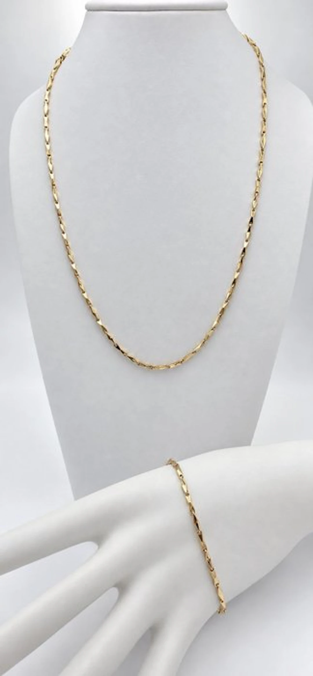 2 piece jewellery set - 9 kt. Yellow gold - Maistrellosrl