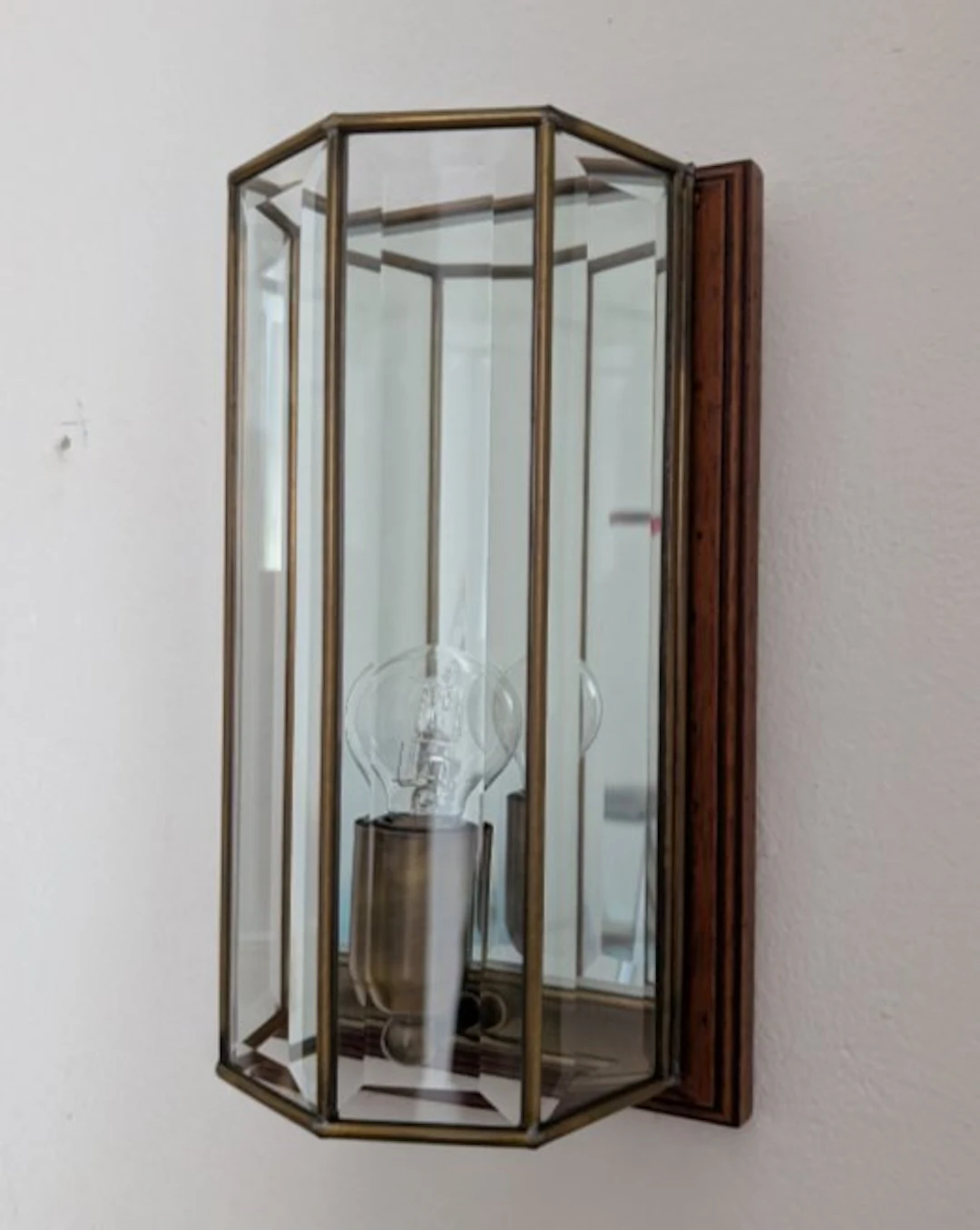 Wall lamp - Crystal - softened crystal