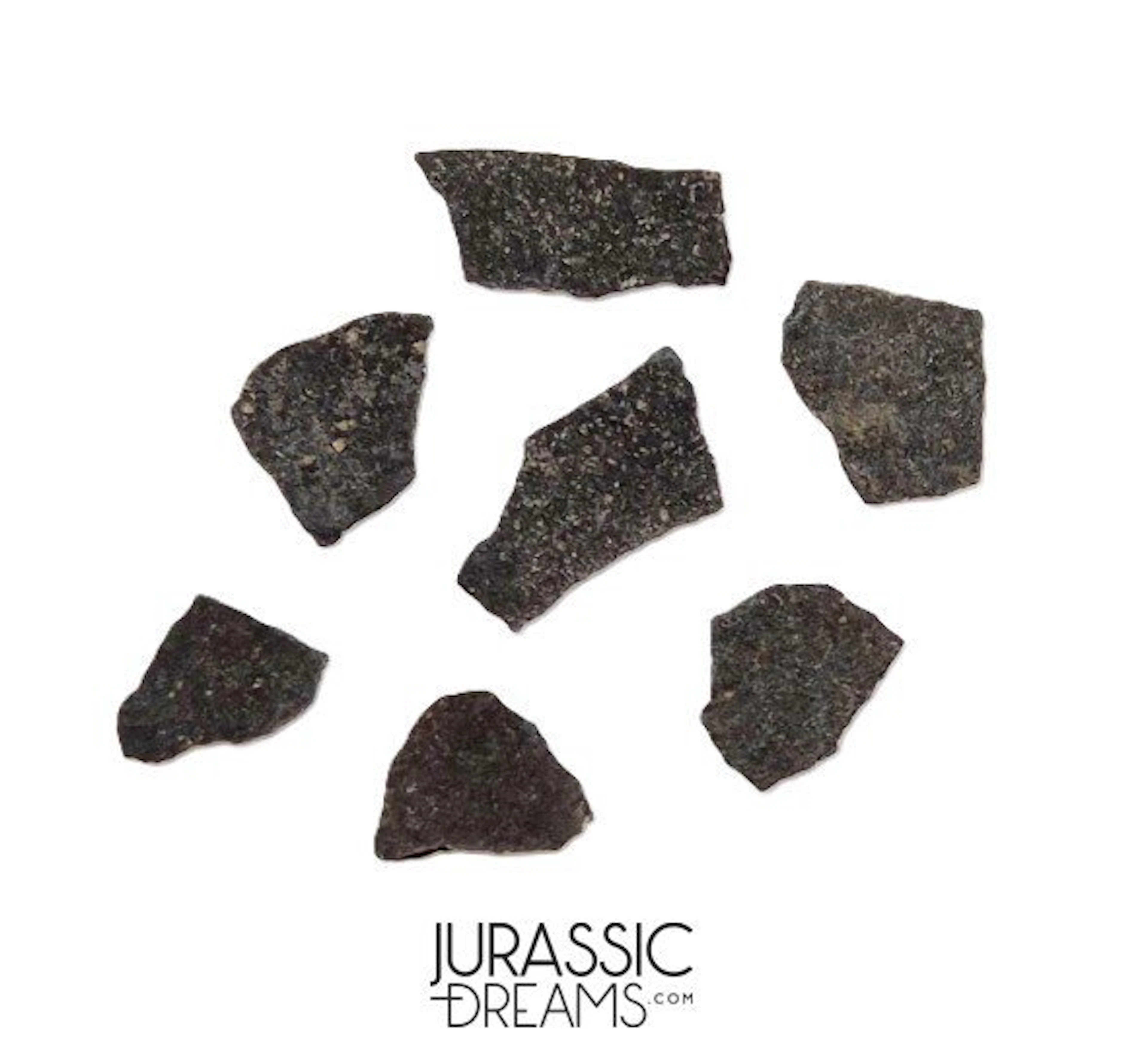 Unusual Unidentified Dinosaur Set of 7 Egg Shells - Upper...
