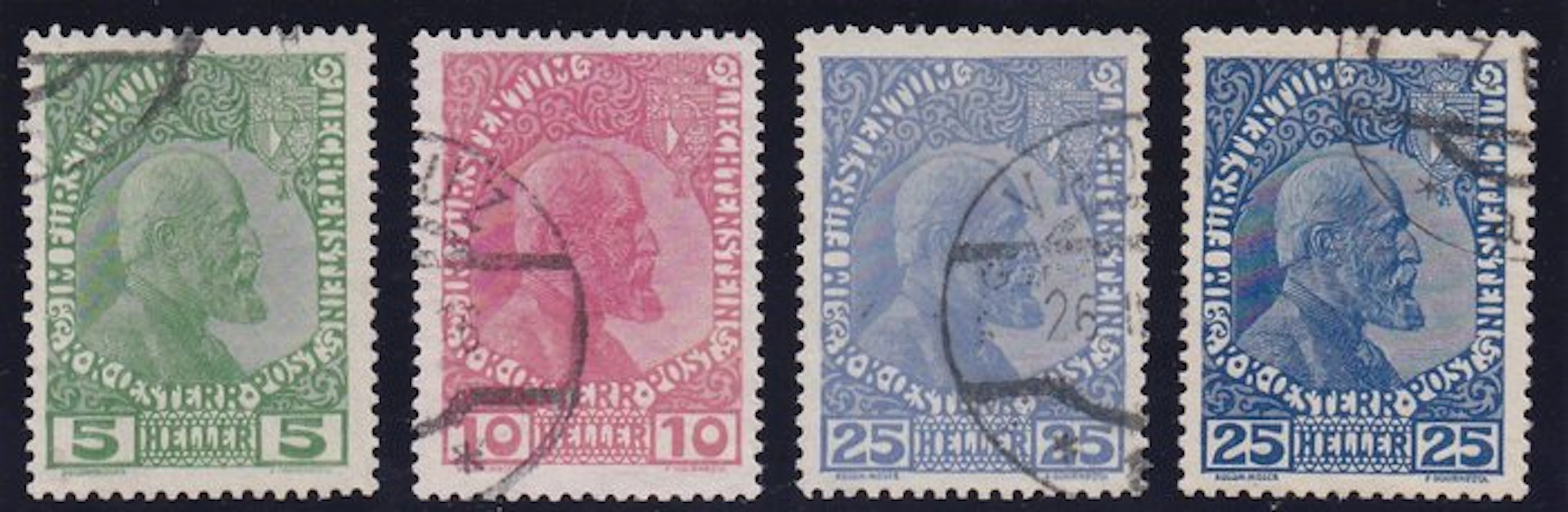 Liechtenstein 1915 - Prince John II - Zumstein