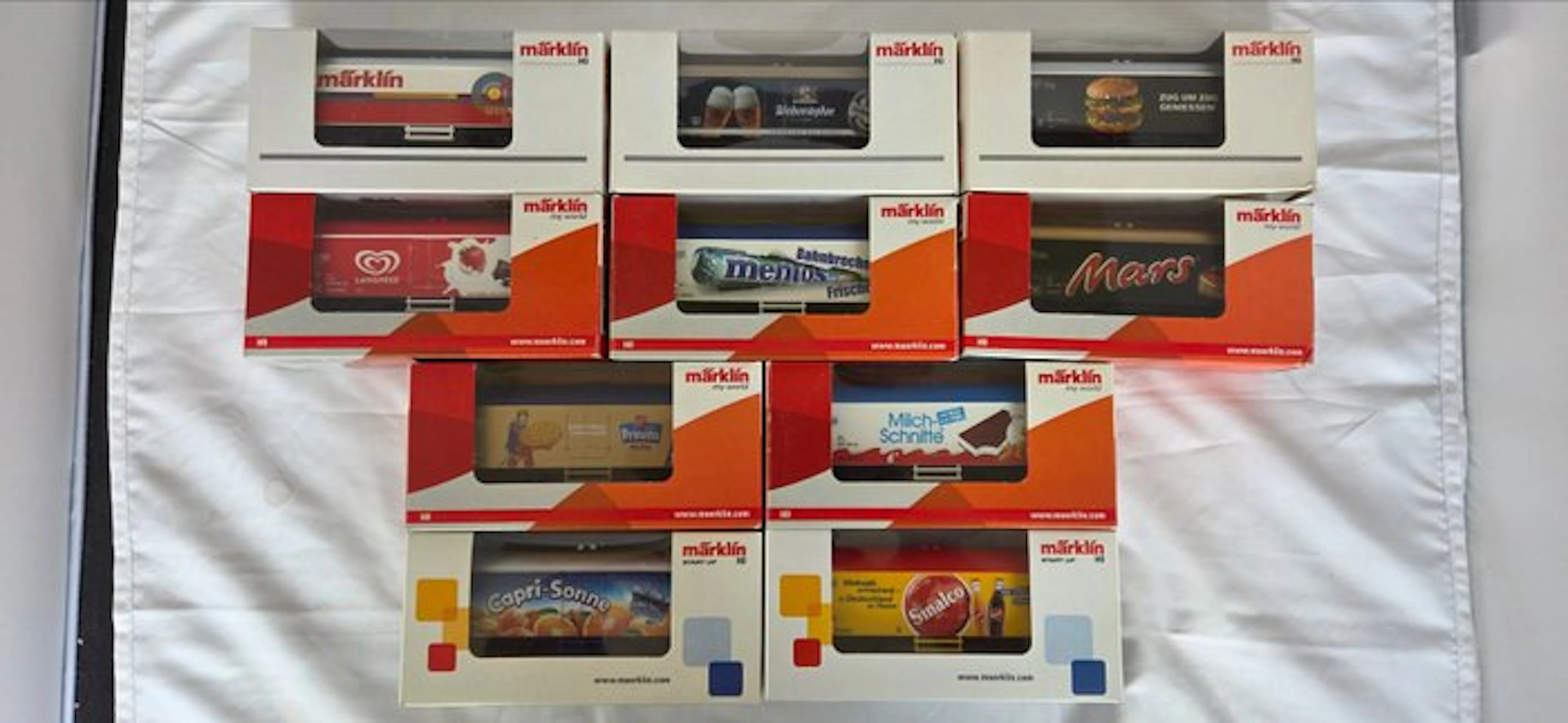 Märklin H0 - Model train freight wagon set (10) - Set of...