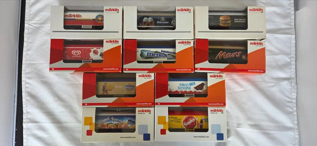 Märklin H0 - Model train freight wagon set (10) - Set of...