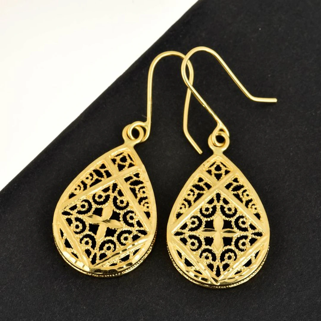 Earrings - 18 kt. Yellow gold