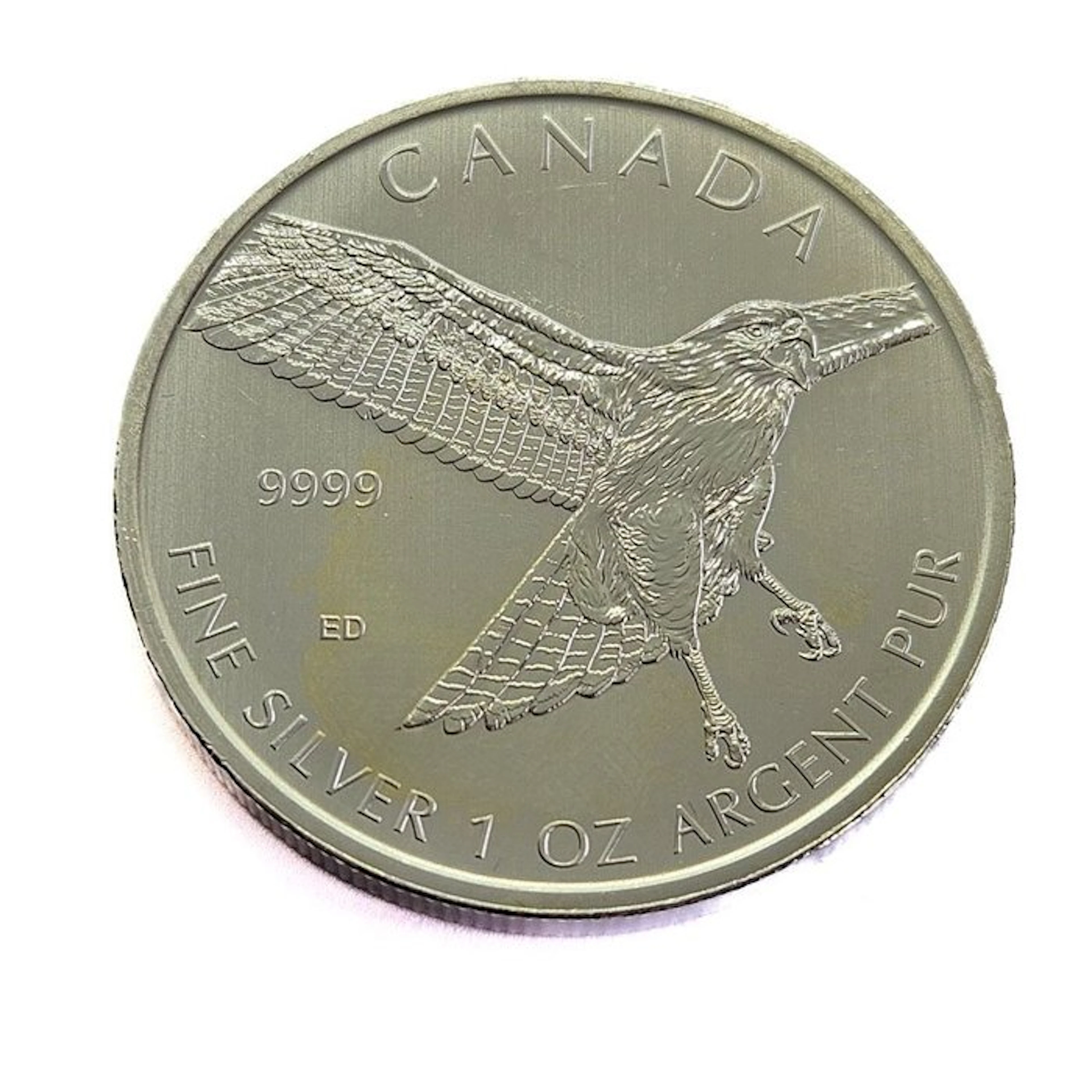 Canada. 5 Dollars 2015 - Red-tailed Hawk
