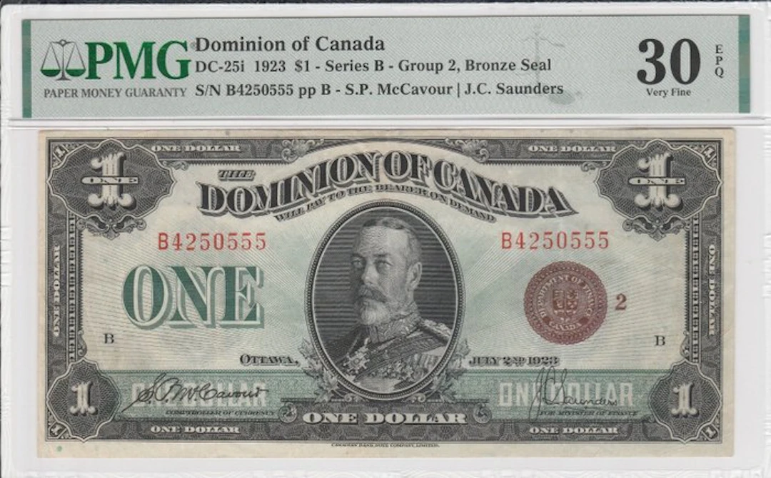 Canada. - 1 Dollars - 1923 - DC-251