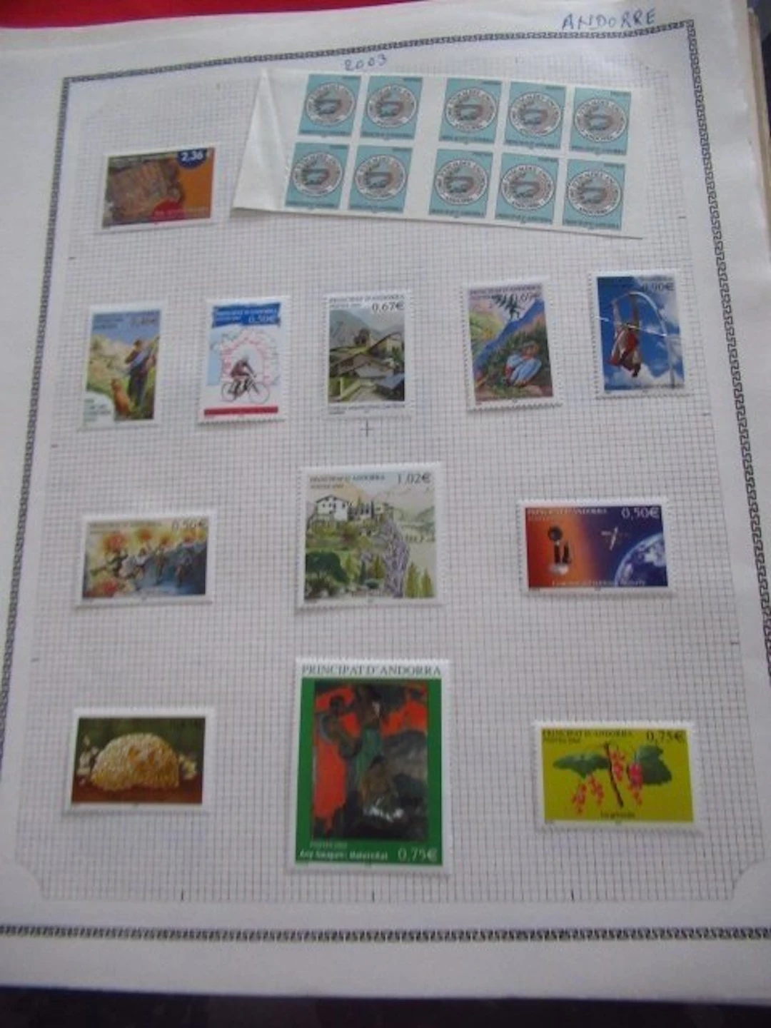 Andorra - collection de timbres