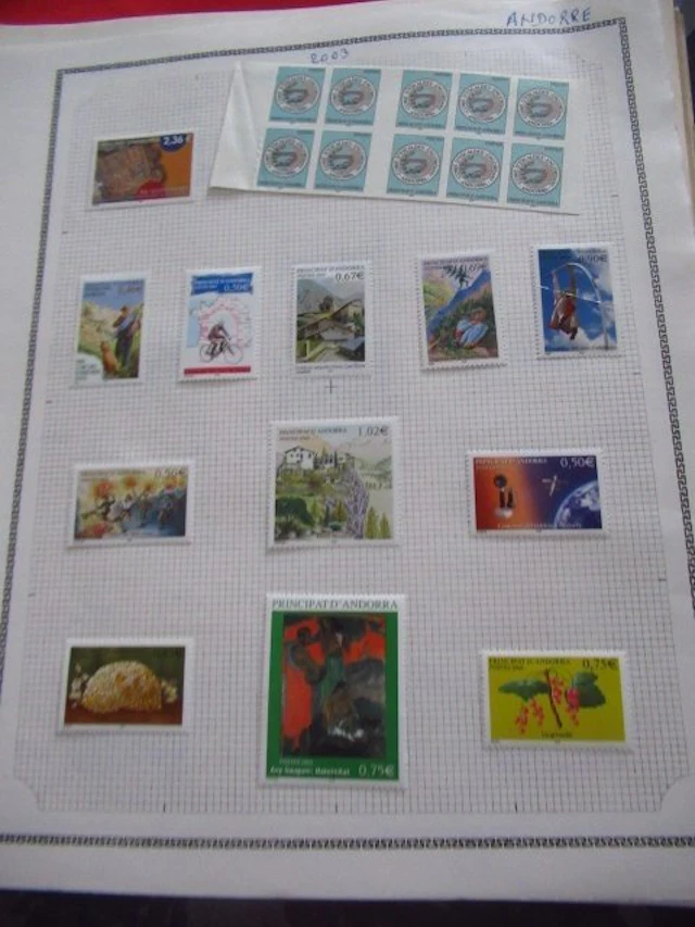 Andorra - collection de timbres